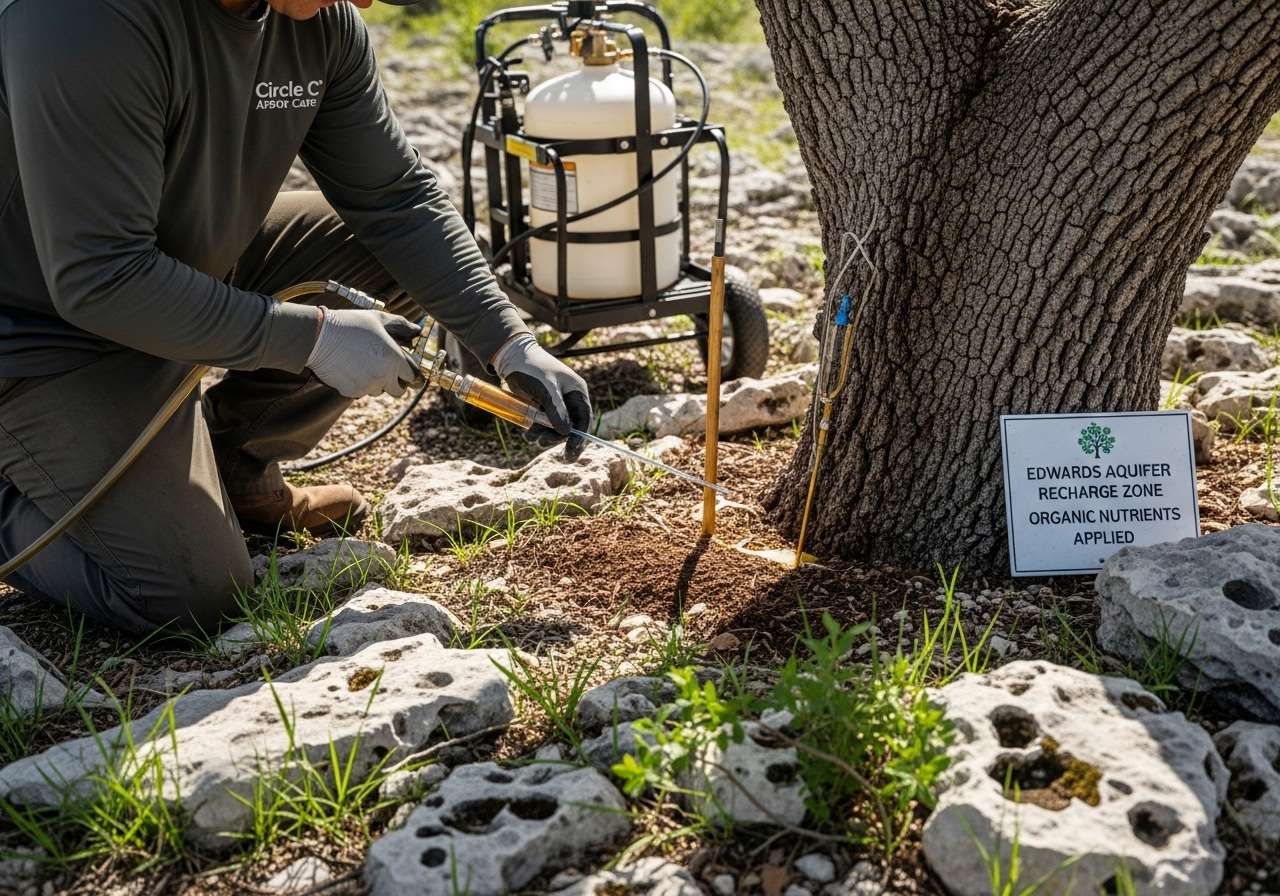 Limestone Soil in Southwest Austin