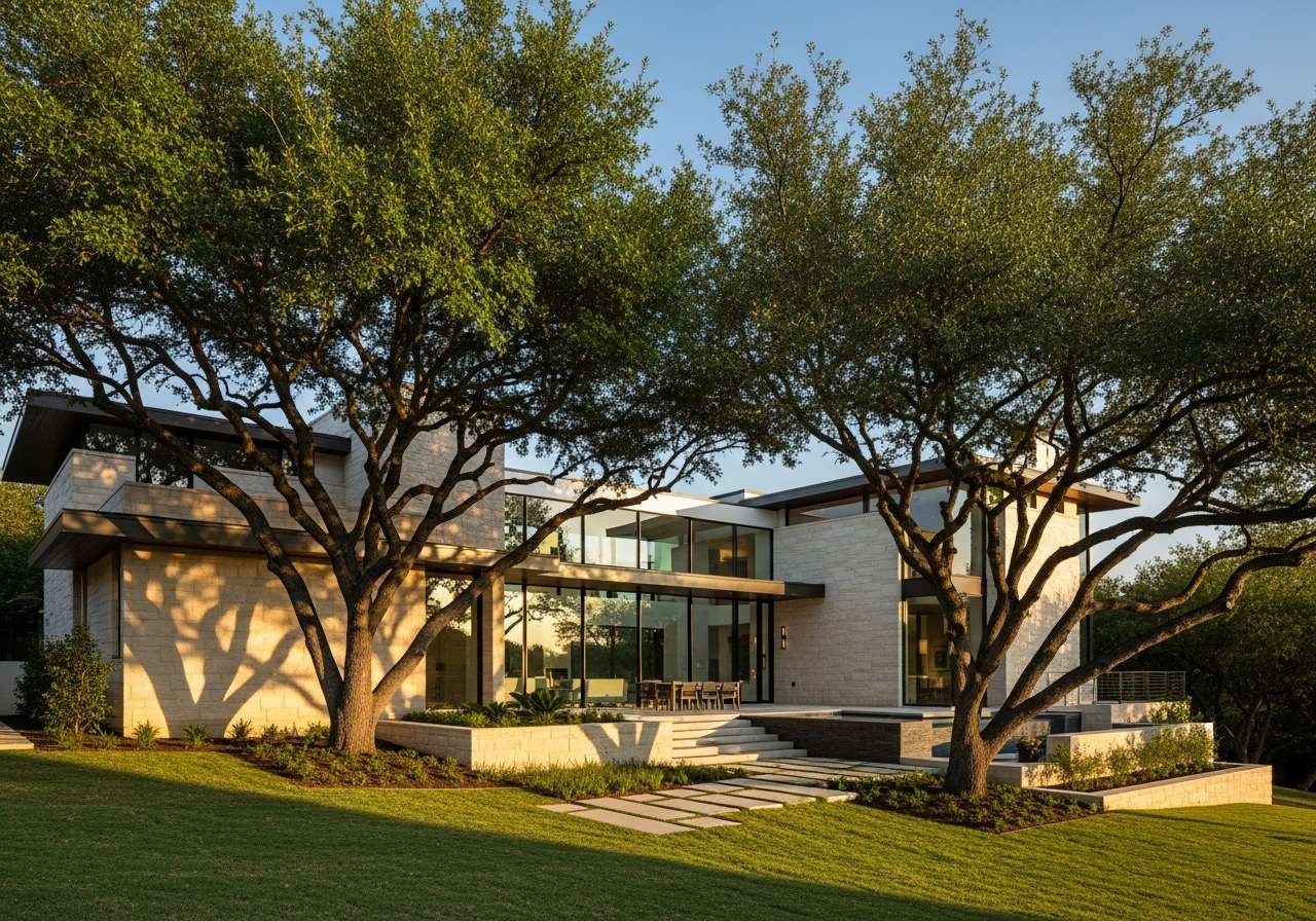 Beautiful Austin home with mature, well-maintained trees