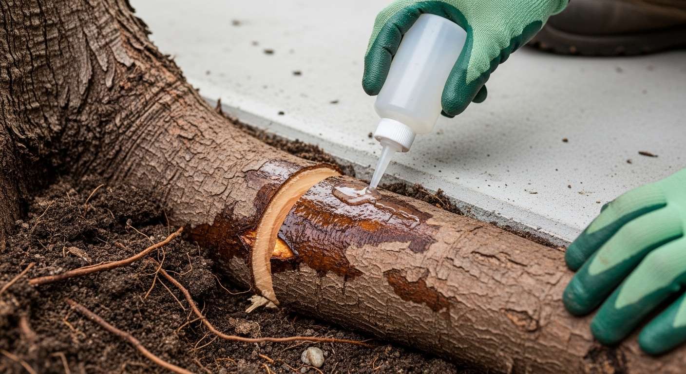 Tree Roots Lifting Concrete Pavement
