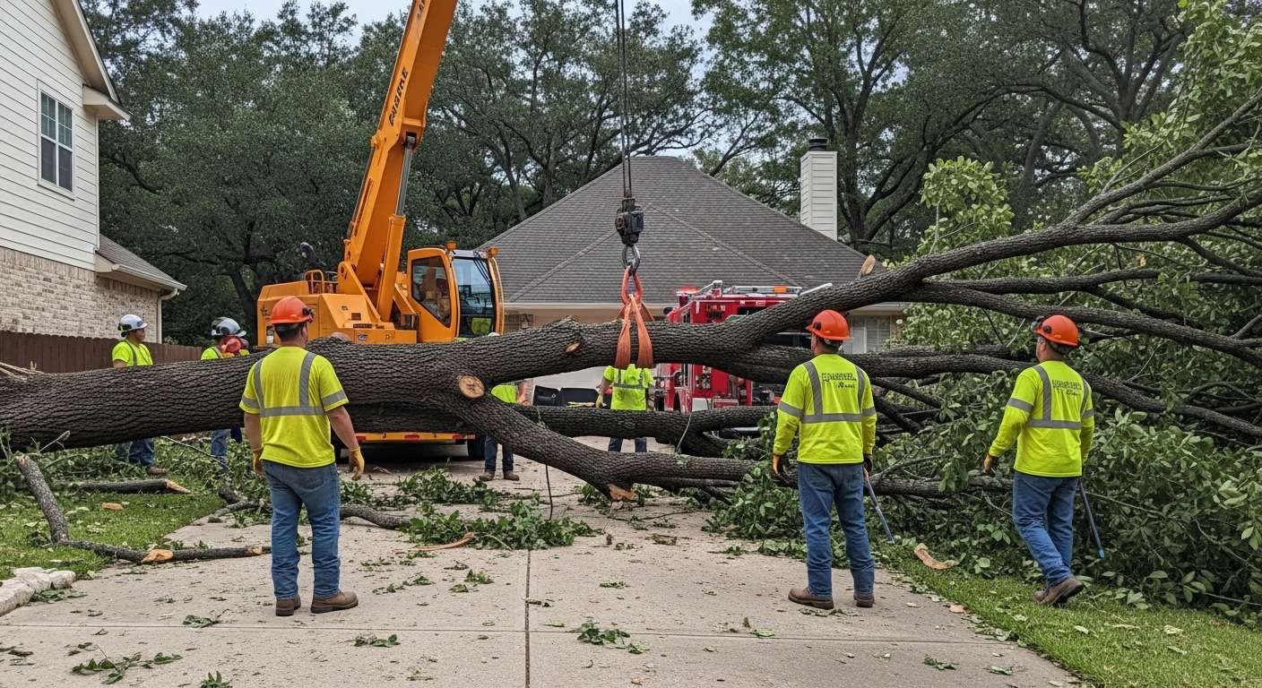 Storm Damage Tree Removal Austin